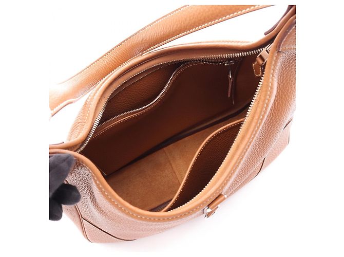 Hermès Borsa a tracolla in pelle Hermes Trim 31 Marrone - Ansicht 7