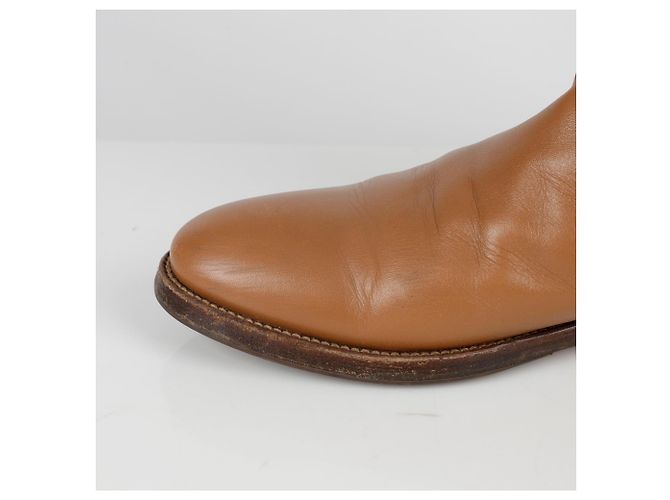 Hermès Kelly Jumping Langstiefel Größe Braun - Ansicht 6