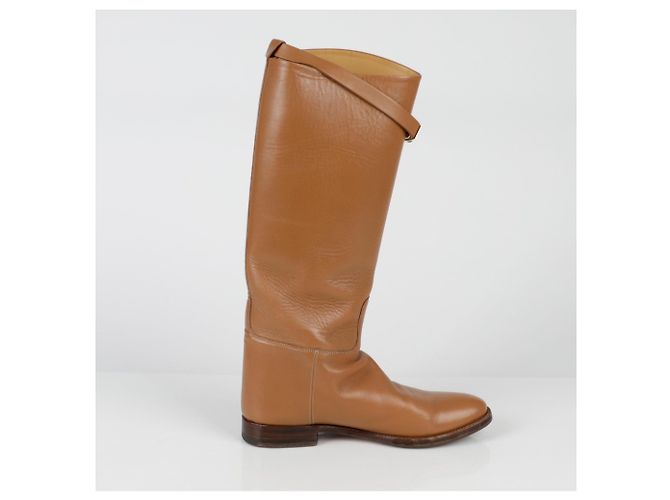 Hermès Kelly Jumping Langstiefel Größe Braun - Ansicht 8