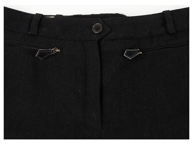 Hermès Pantalón de lana Talla Gris - vista 4