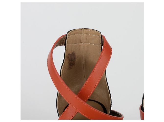 Hermès Manège Kelly Sandalette mit Absatz Schuhgröße Schwarz - Ansicht 7