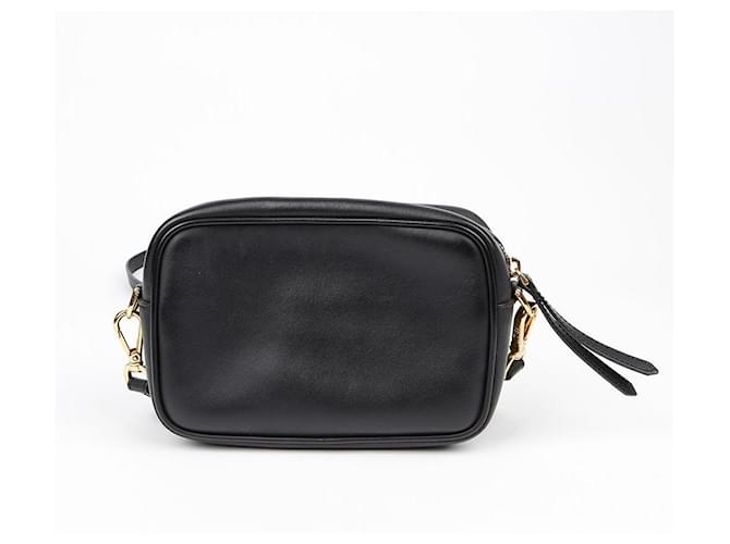 Fendi Borsa a tracolla camera con logo Ff Nero - vista 2