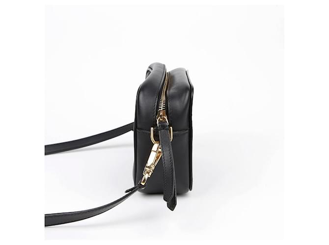 Fendi Borsa a tracolla camera con logo Ff Nero - vista 3