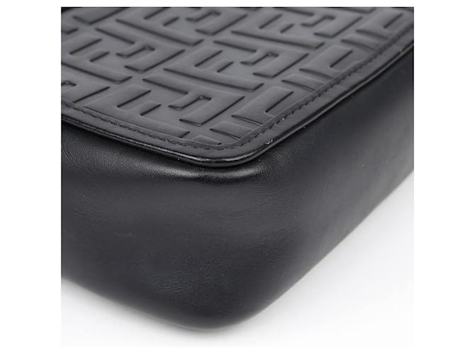 Fendi Borsa a tracolla camera con logo Ff Nero - vista 5