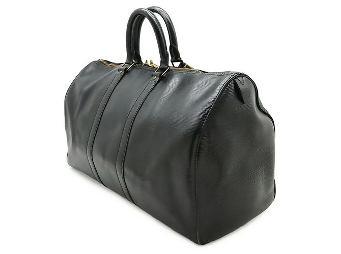 Borsa Boston Louis Vuitton Keepall45 Epi Nero - vista 2