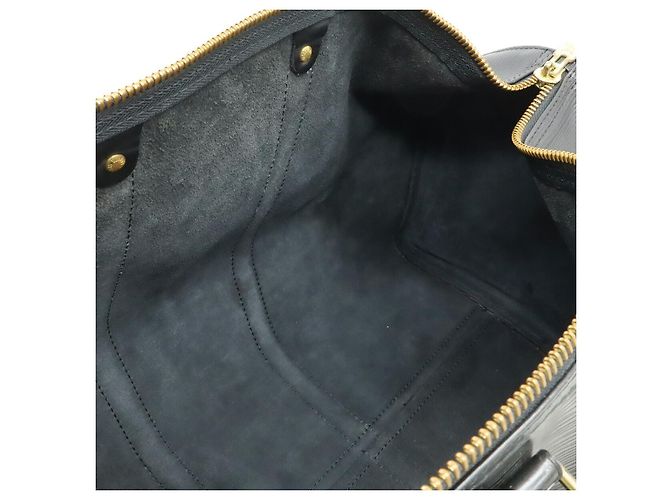 Borsa Boston Louis Vuitton Keepall45 Epi Nero - vista 6
