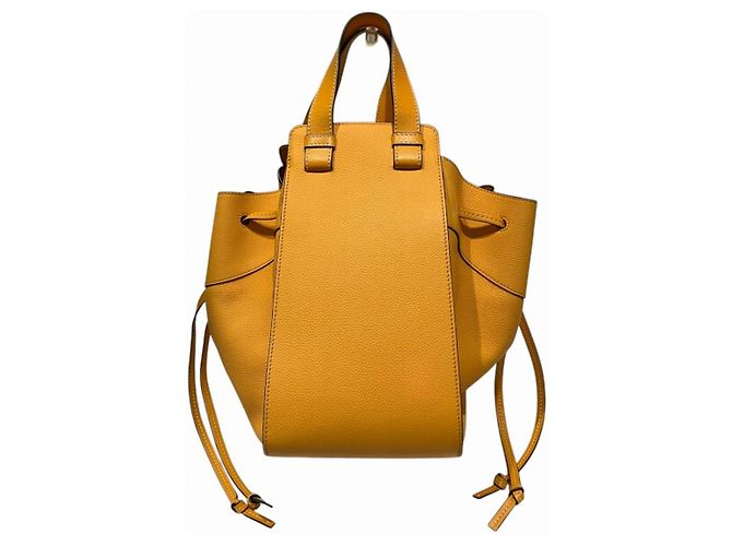 Borsa Hammock in pelle di vitello Loewe Arancione - vista 2