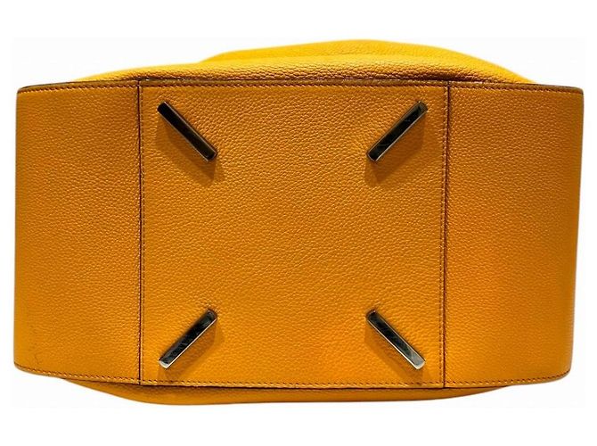 Borsa Hammock in pelle di vitello Loewe Arancione - vista 3