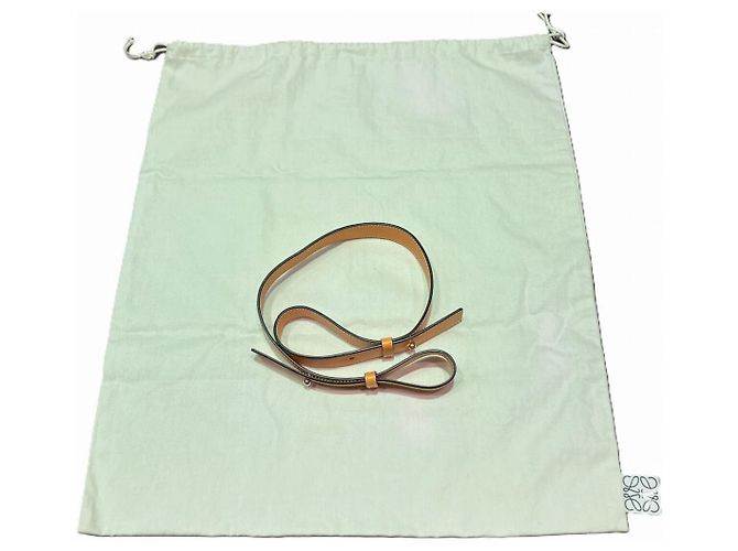 Borsa Hammock in pelle di vitello Loewe Arancione - vista 5