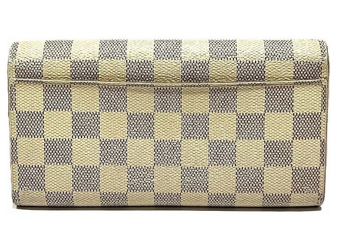 Cartera Sarah Damier Azur Louis Vuitton Blanco - vista 2