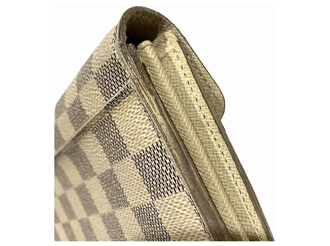 Cartera Sarah Damier Azur Louis Vuitton Blanco - vista 9