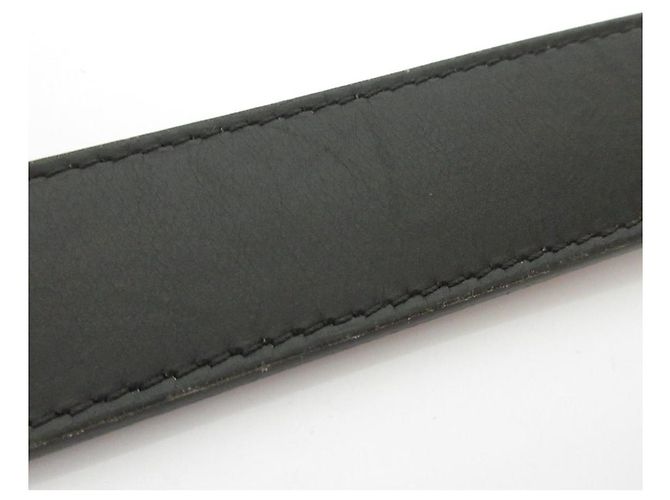 Cinturón de cuero Valextra Negro - vista 9