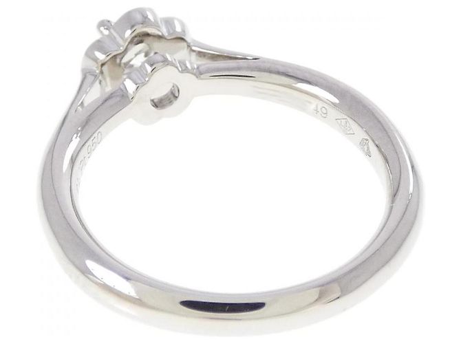Chanel Camelia Platinum Diamond Ring - view 3