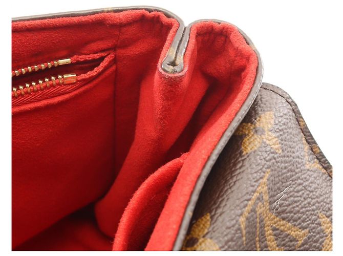 Borsa a Spalla Louis Vuitton Saint Placide Monogram Marrone - vista 10