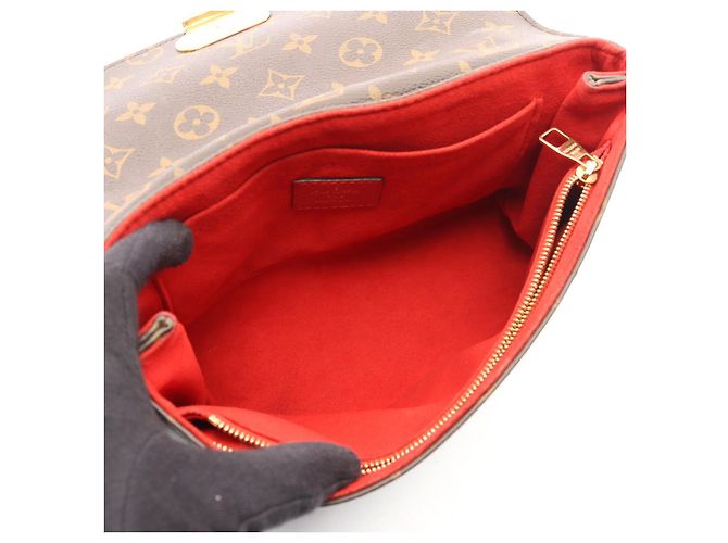 Borsa a Spalla Louis Vuitton Saint Placide Monogram Marrone - vista 3