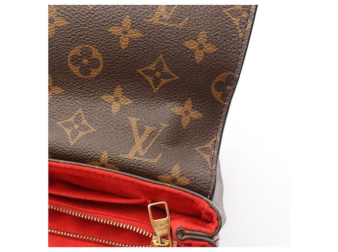 Borsa a Spalla Louis Vuitton Saint Placide Monogram Marrone - vista 9