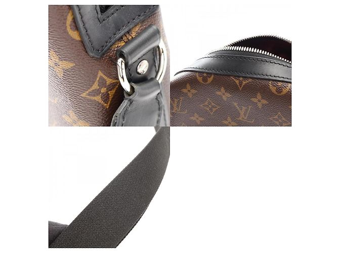 Borsa a tracolla Louis Vuitton Torres PM Monogram Macassar Marrone - vista 10