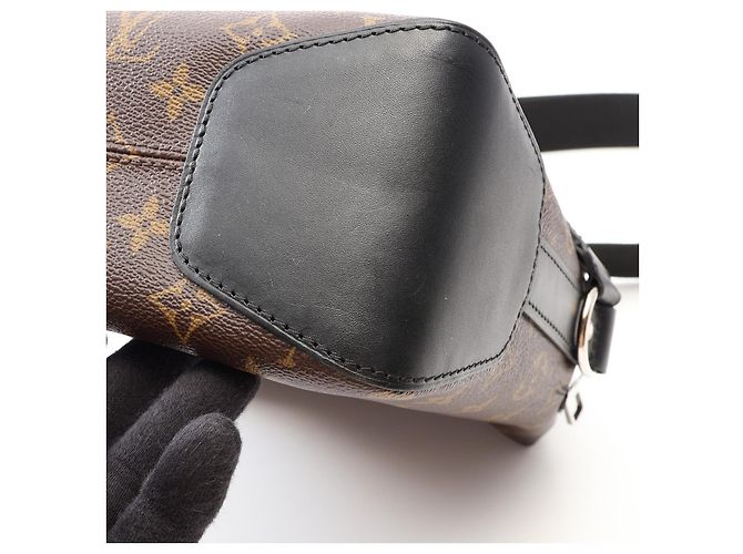 Borsa a tracolla Louis Vuitton Torres PM Monogram Macassar Marrone - vista 7
