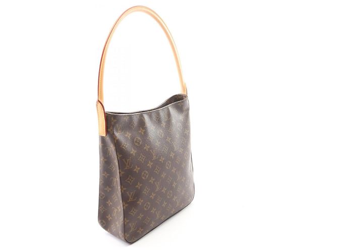 Borsa a tracolla Louis Vuitton Looping GM Monogram Marrone - vista 2