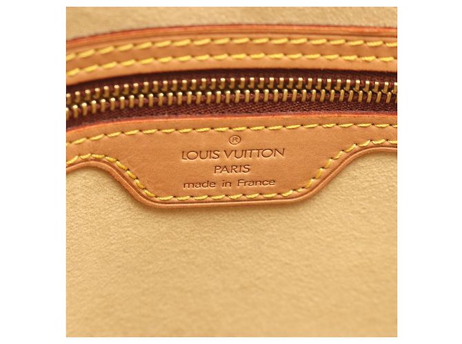 Borsa a tracolla Louis Vuitton Looping GM Monogram Marrone - vista 4