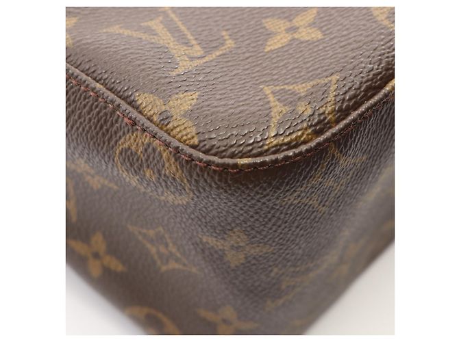 Borsa a tracolla Louis Vuitton Looping GM Monogram Marrone - vista 7