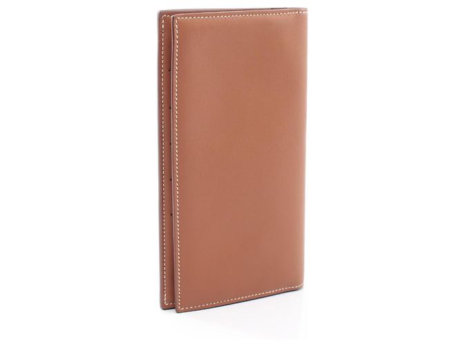 Silk In Hermès Portafoglio lungo in seta Hermes Citizen Twill Marrone - vista 2
