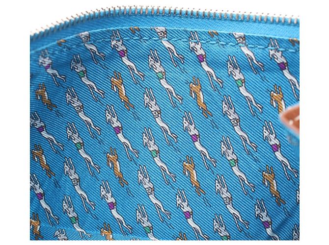 Silk In Hermès Portafoglio lungo in seta Hermes Citizen Twill Marrone - vista 7