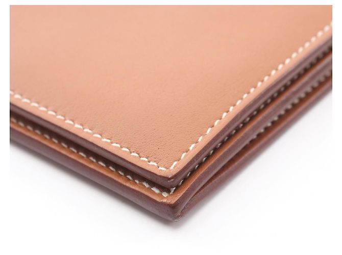 Silk In Hermès Portafoglio lungo in seta Hermes Citizen Twill Marrone - vista 8
