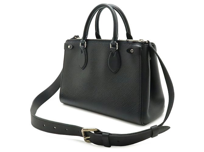 Borsa Louis Vuitton Epi Leather Grenelle Tote PM Nero - vista 2