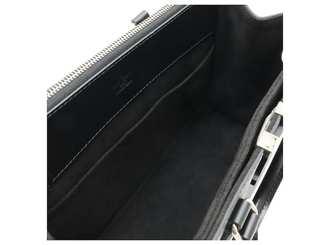 Borsa Louis Vuitton Epi Leather Grenelle Tote PM Nero - vista 8