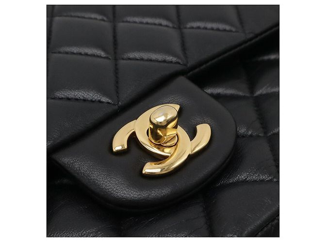 Borsa a tracolla Chanel Matelasse 25 in agnello Nero - vista 4