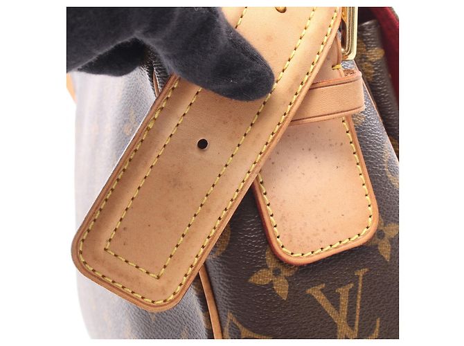 Borsa a tracolla Louis Vuitton Vivasite Monogram Marrone - vista 10
