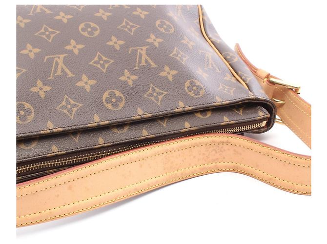 Borsa a tracolla Louis Vuitton Vivasite Monogram Marrone - vista 9