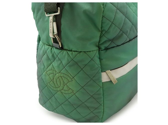 Borsa Boston 2way Matelasse Chanel Verde - vista 4