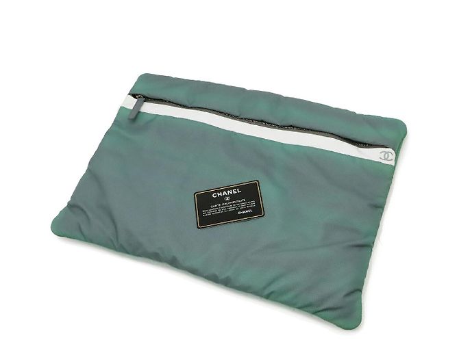 Borsa Boston 2way Matelasse Chanel Verde - vista 9