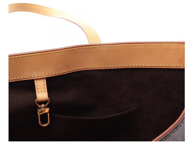 Borsa Tote Louis Vuitton Wilshire MM Monogram Marrone - vista 3