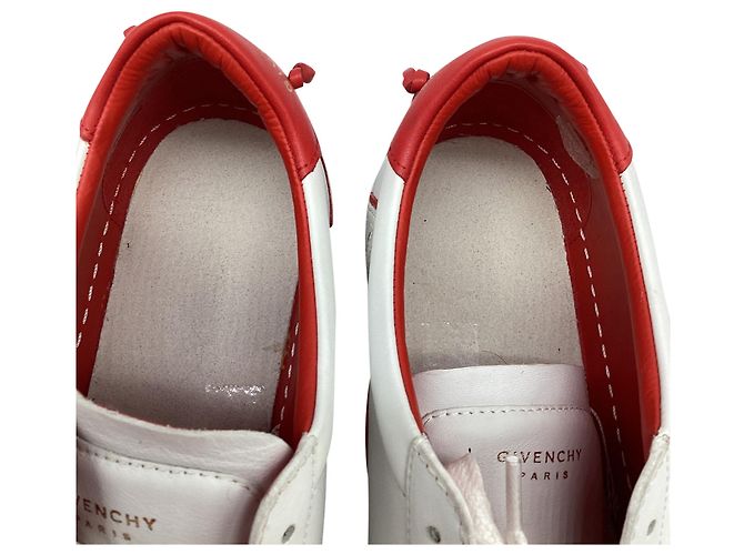 Sneakers Givenchy Reverse Urban Knots in pelle bianca Bianco Crudo - vista 11