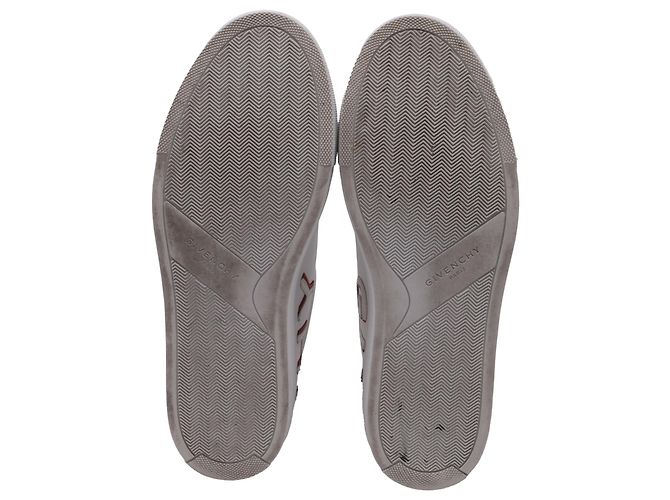 Sneakers Givenchy Reverse Urban Knots in pelle bianca Bianco Crudo - vista 6