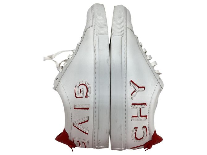 Sneakers Givenchy Reverse Urban Knots in pelle bianca Bianco Crudo - vista 8