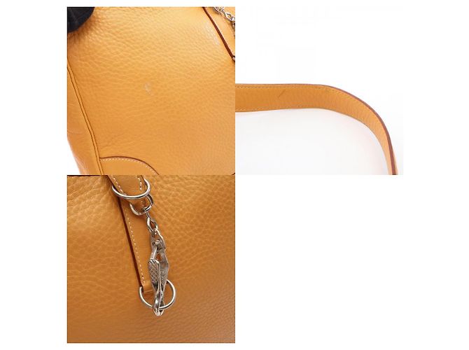 Hermès Borsa a tracolla in pelle Hermes Trim 35 Marrone - vista 10