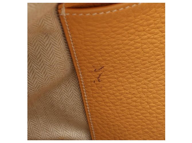 Hermès Borsa a tracolla in pelle Hermes Trim 35 Marrone - vista 8