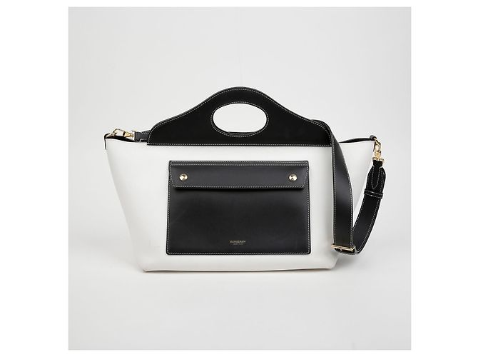 Burberry Borsa Tote a Spalla con Tasca - vista 2