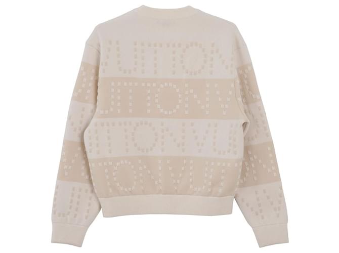 Louis Vuitton Chunky Knit Größe Xs Weiß - Ansicht 2