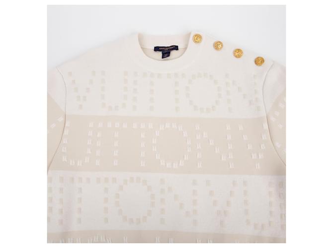 Louis Vuitton Chunky Knit Größe Xs Weiß - Ansicht 3