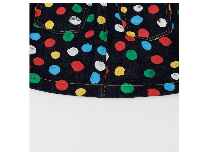 Louis Vuitton Tamanho Kusama Yayoi Painted Dot Mini Skirt Multicor - vista 9