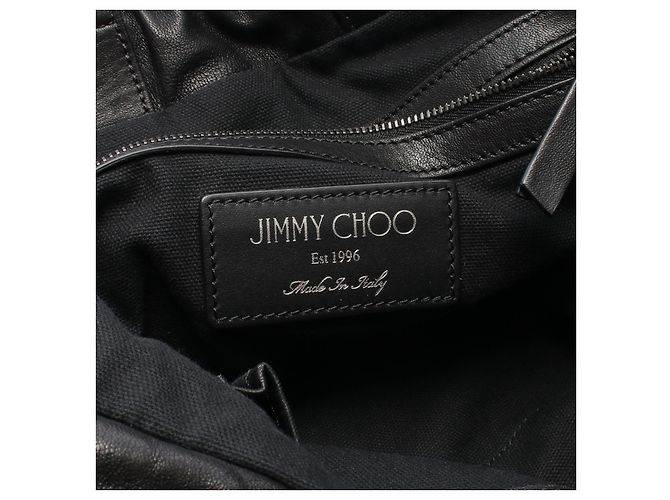 JIMMY CHOO MARLON Lederrucksack Schwarz - Ansicht 4