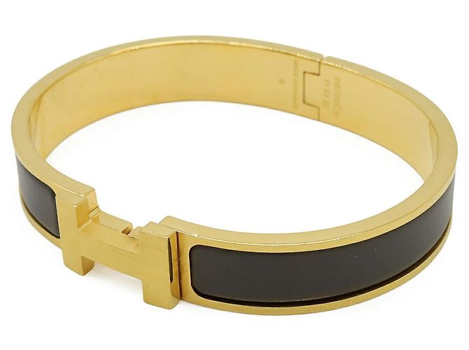 Hermès Pulseira Click H Hermes Amarelo - vista 2