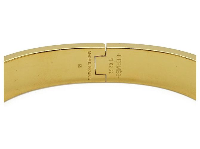 Hermès Pulseira Click H Hermes Amarelo - vista 4