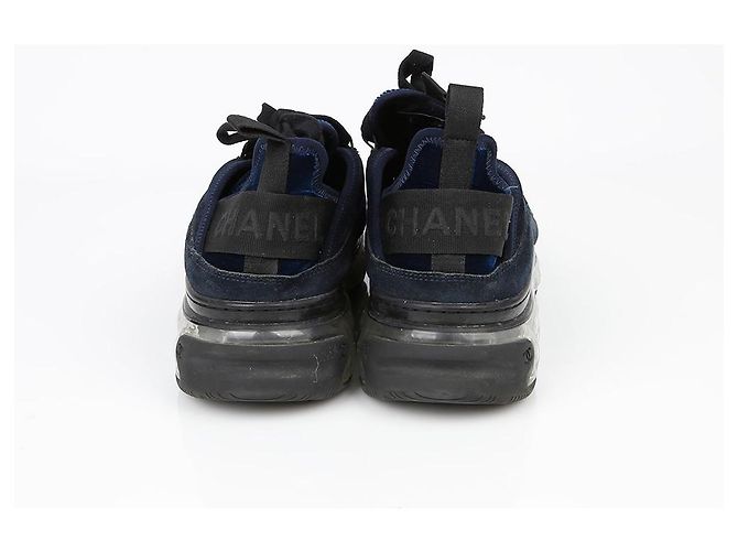 Chanel Zapatillas de fibras mixtas Talla Azul - vista 4