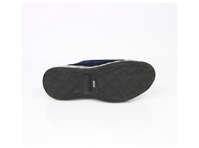 Chanel Zapatillas de fibras mixtas Talla Azul - vista 9